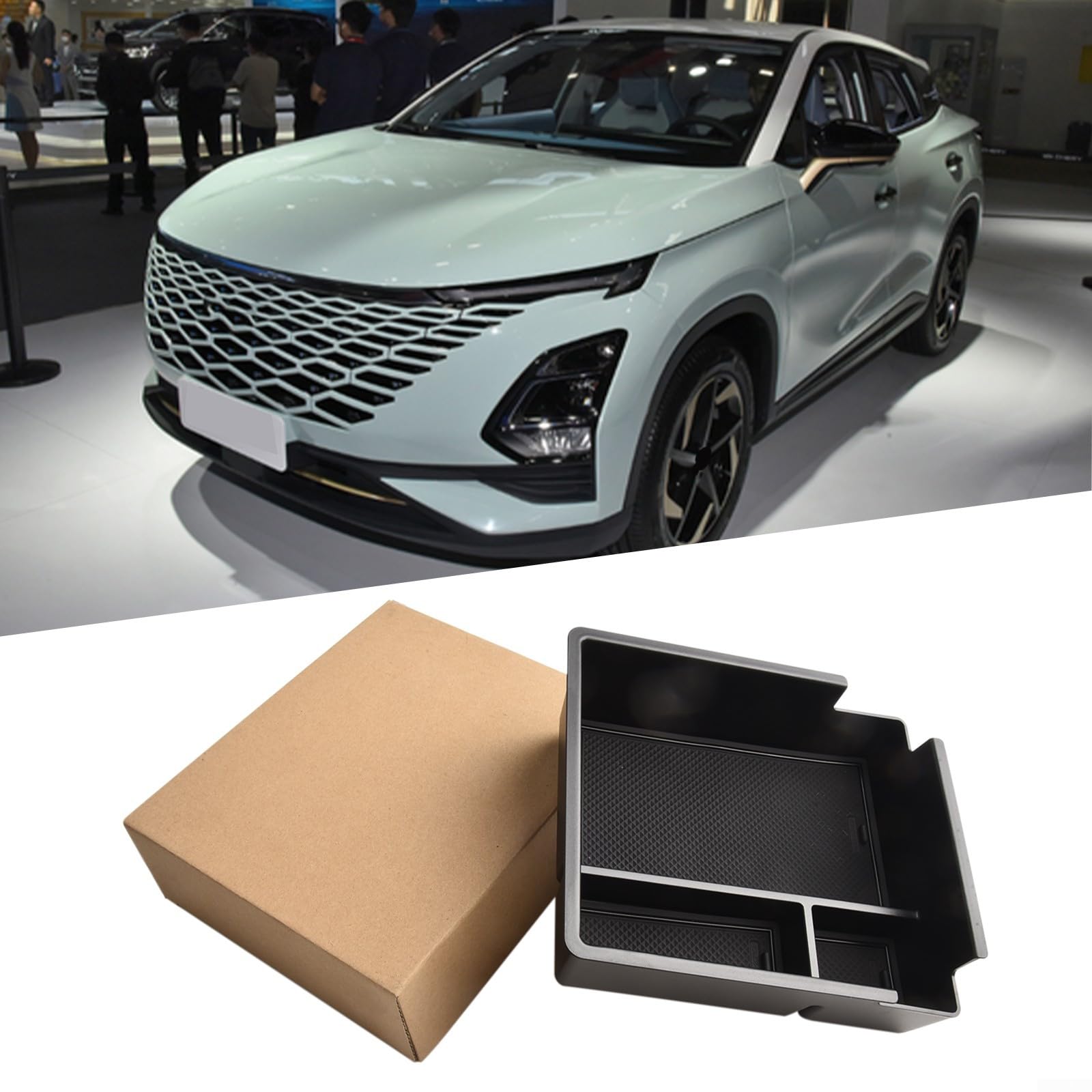 Scatola portaoggetti per bracciolo auto per Chery per OMODA 5 (2023 24) Organizzatore di controllo centrale