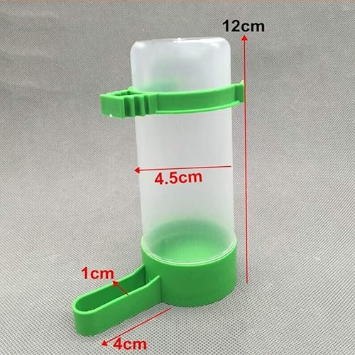 Miniatura 3 de Bebedores de pájaros en jaula, 5 unidades, dispensador de agua reutilizable para pájaros para jaulas, pequeño alimentador automático para pájaros