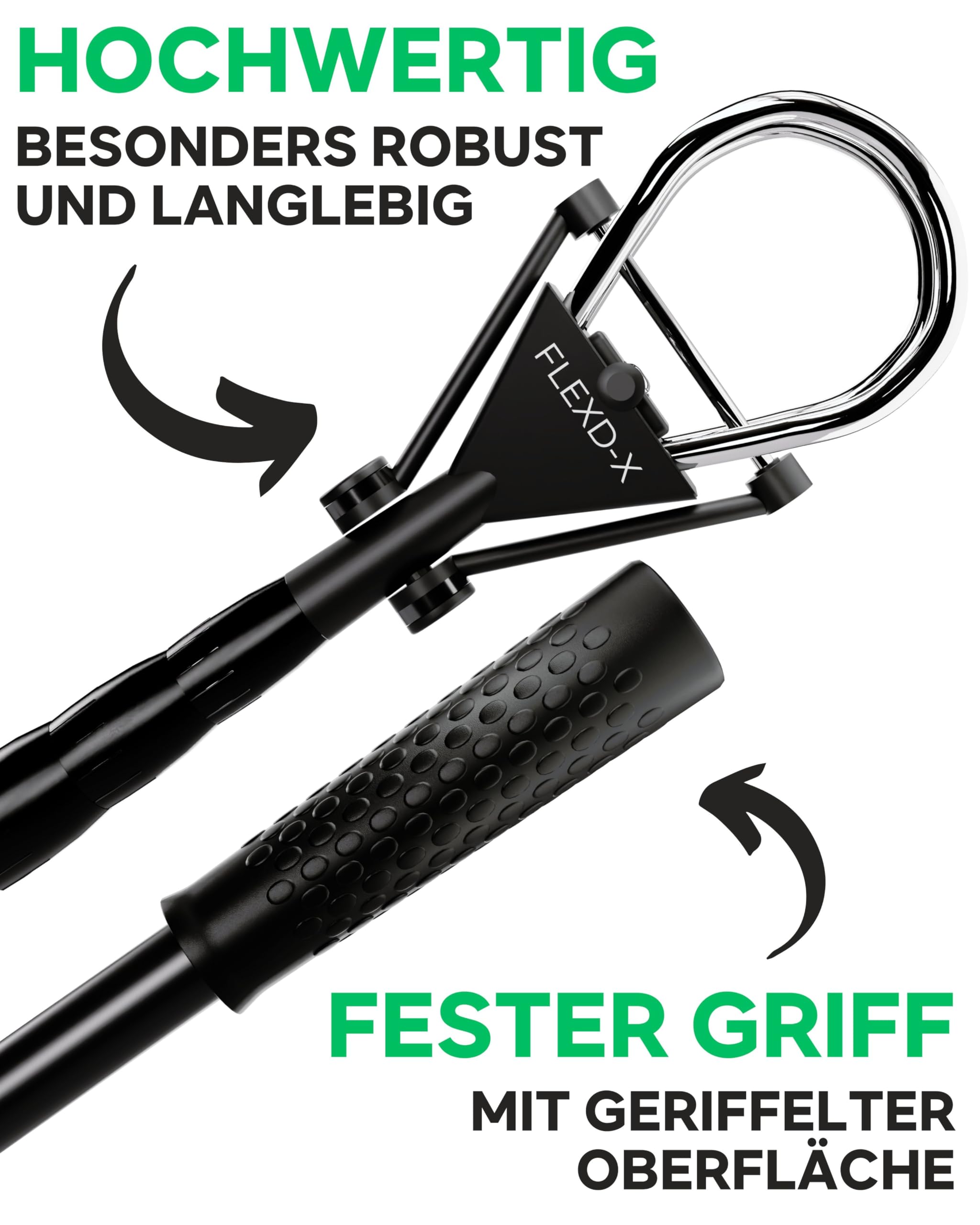 Hochwertige Golfball Angel - Bis 1,83 Meter Golf Ball Retriever - Stufenfrei verstellbare Ballangel Golf - Stabile Golf Angel Teleskop Golfballangel für Wasser, Büsche, Wiesen