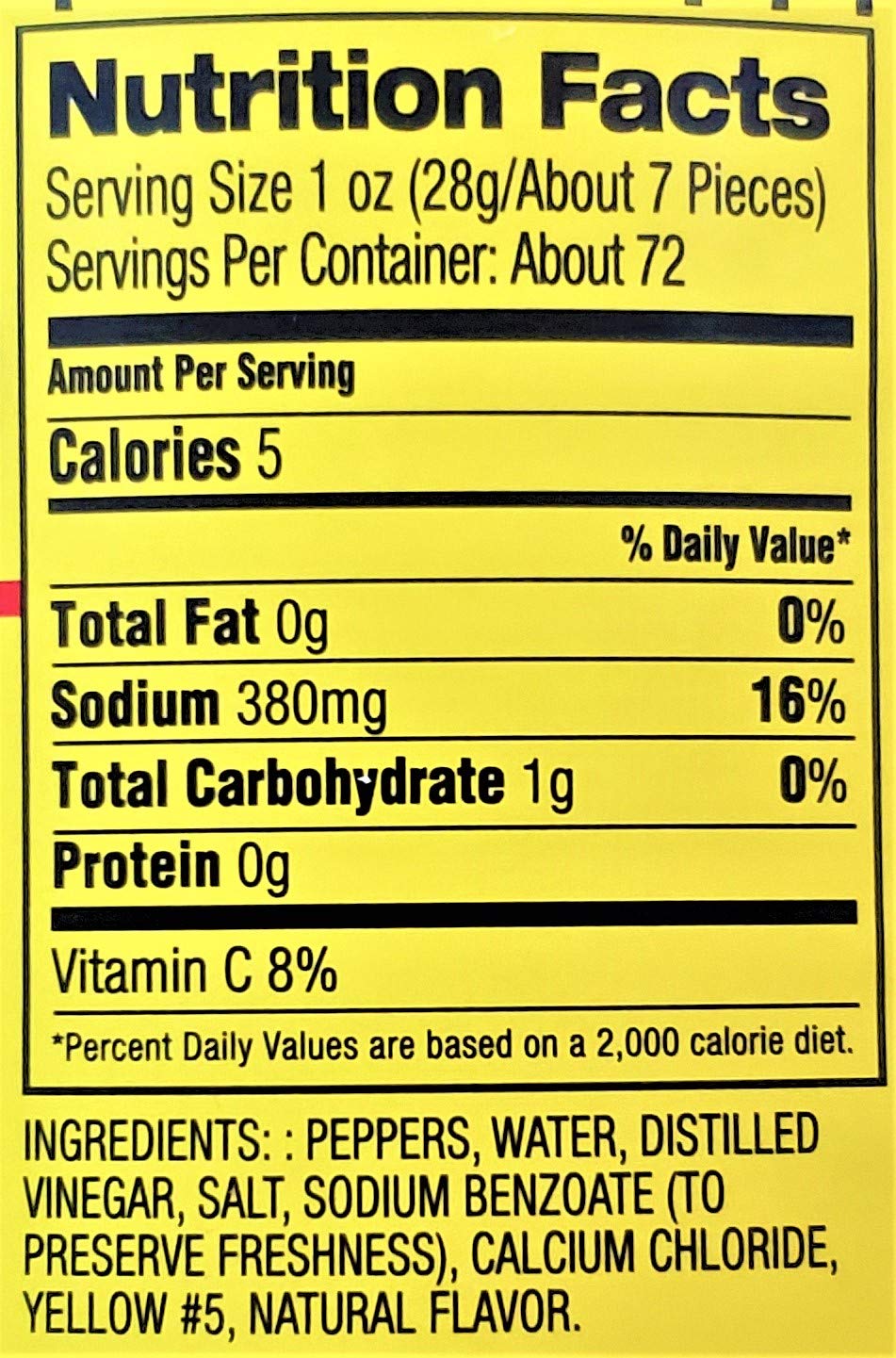 B&G San-Del Hot Banana Pepper Rings 1 Gallon