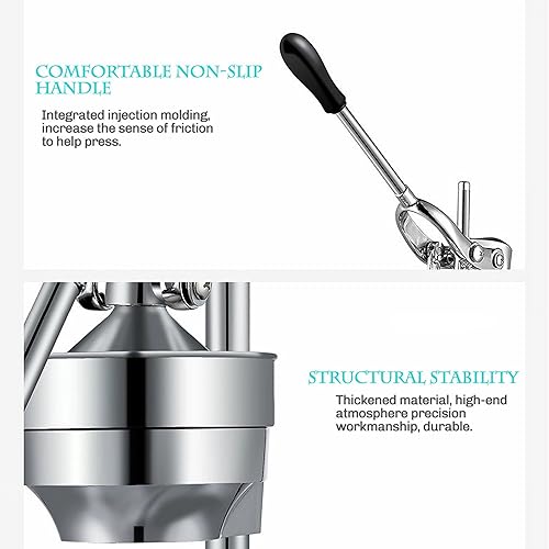 Miniatura 6 de Exprimidor manual de prensa de cítricos Exprimidor de limón de mano naranja Exprimidor de prensa Exprimidor de frutas y trituradora de frutas