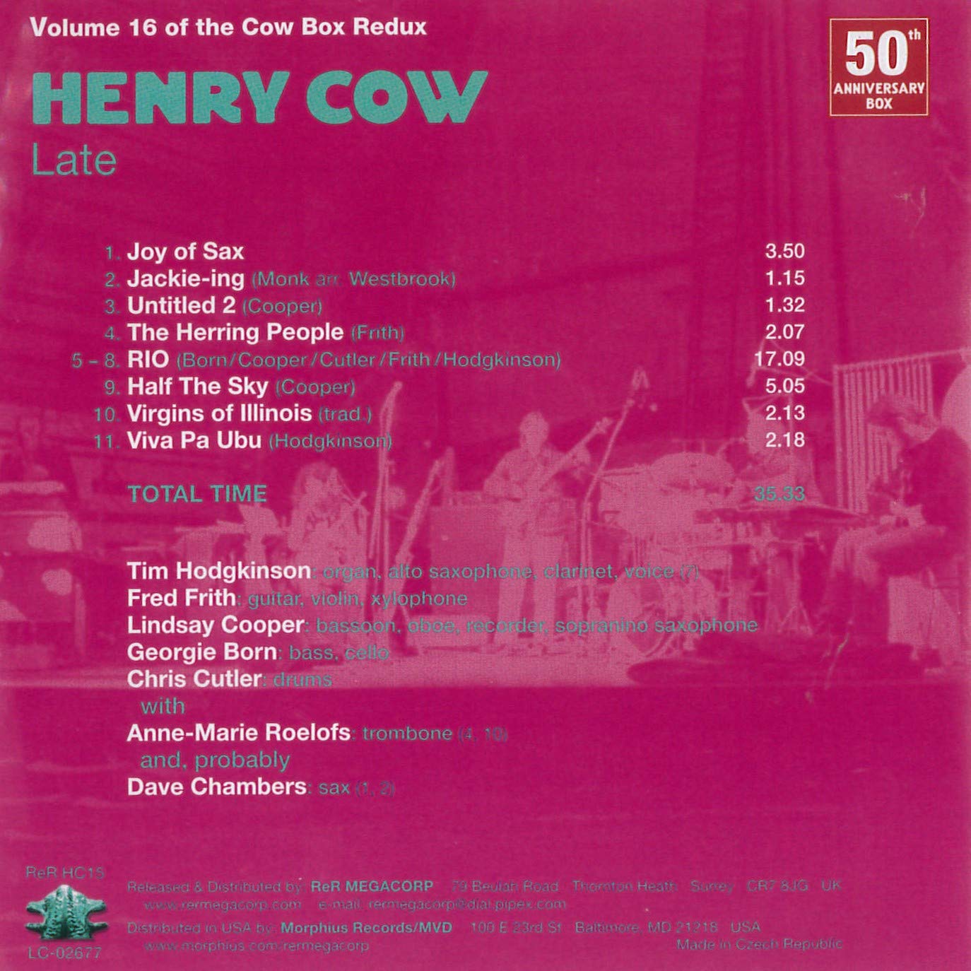 Henry Cow Box Redux: The Complete Henry Cow