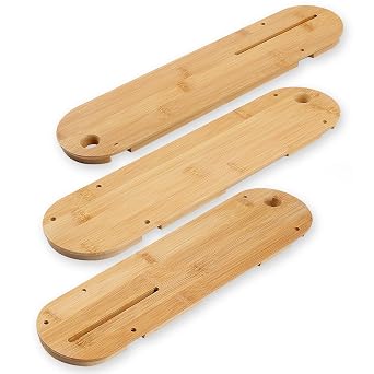 3 Pcs Zero Clearance Inserts Fit with Delta 36-725, 36-725T2, 36-5152, 36-5000, 36-5000T2 Table Saws with Riving Knife Slot