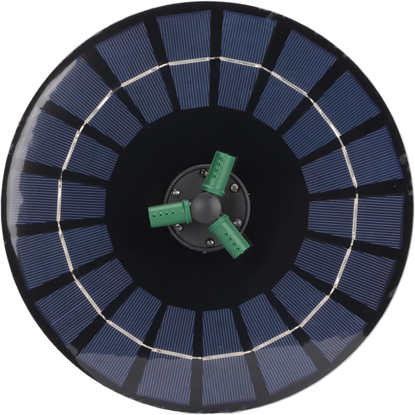 Srliya Solar Water Pump, LED RGB Floating Fountain with Light Sensing 360 Adjustable Spray for Garden Pond Aquarium Decoration