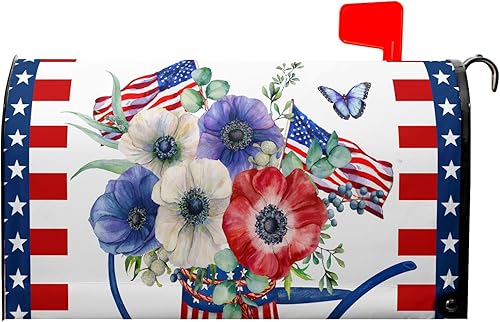 Miniatura 137 de Winter Cardinal Birds - Funda magnética para buzón, tamaño estándar de 25.5 x 21 pulgadas, diseño de pájaros rojos navideños para buzón