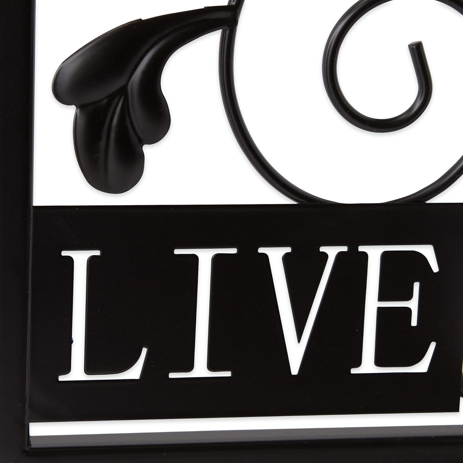 Accent Plus Live Love Laugh Candleholder Wall Decor 11x3x15