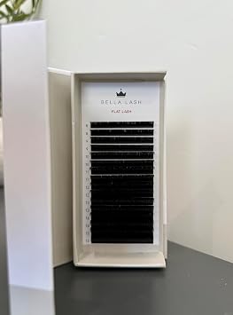 Bella Lash Flat Lash Extensions D Curl, 0.15mm, Full Mix (815mm)