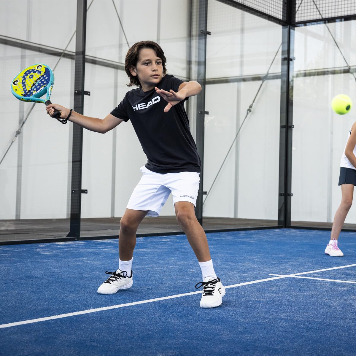 Head Monster Kids Padel Schläger, Blau/Grün