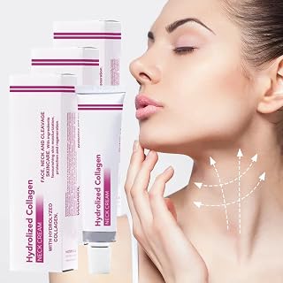 1/2/3 PCS Spain NECKPON Hydrolized Collagen Neck Cream, Spain NECKPON Neck Cream, Neck Firming Cream, Neck Anti-Aging Sagging Tightening Wrinkles Neck Care Cream (3PCS)