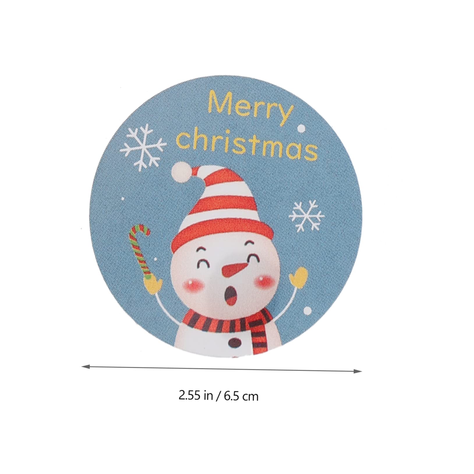VILLCASE 4 Set Di Adesivi Per Buste Natalizie Con Design Unici Adesivi Per Sigilli Natalizi Per Sacchetti Per Decorazioni Festive Progetti Artigianali 2 * 4