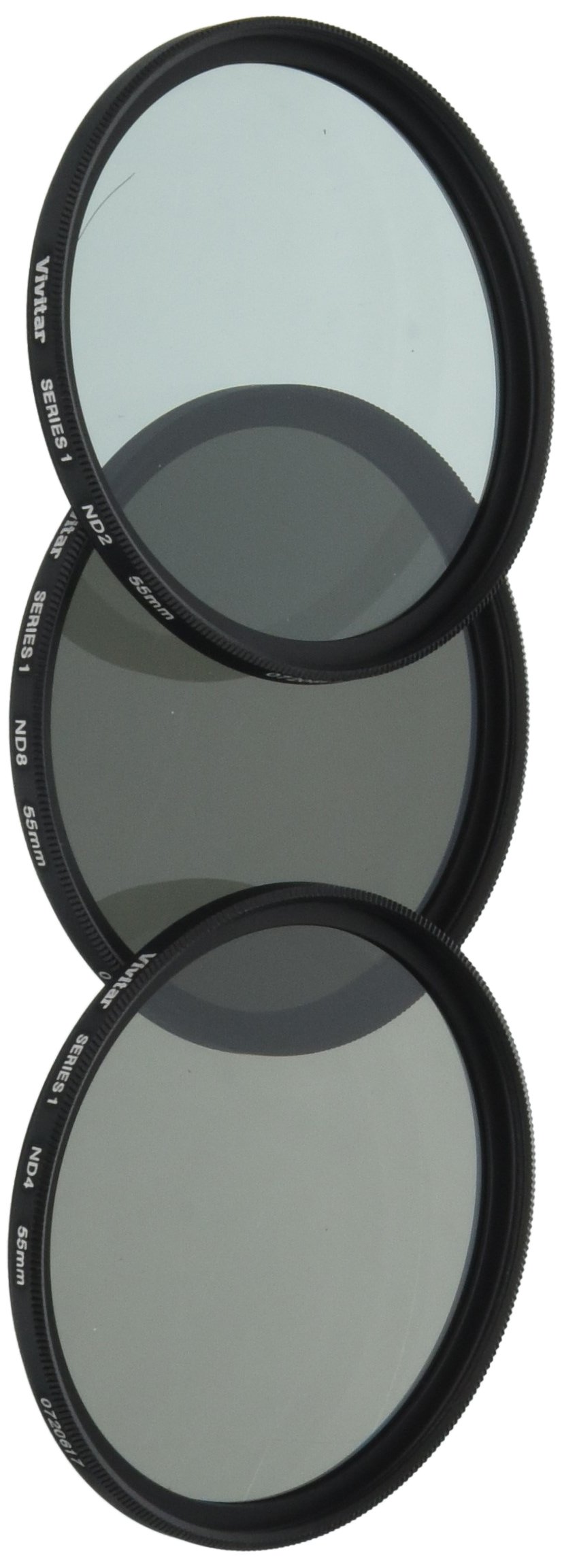 Vivitar VIV-FK3ND-55 3 Piece Filter Kit, 55mm (Black)