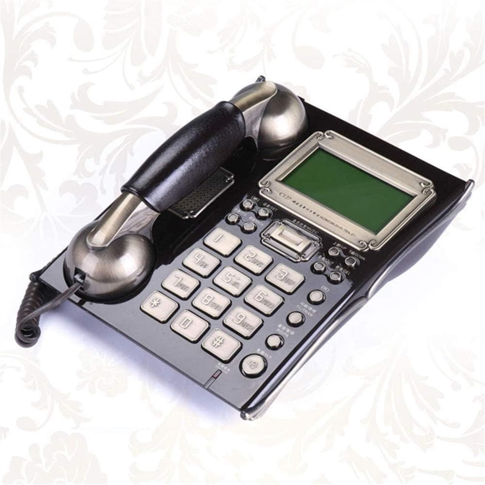 Telefon Telefon domowy Przewodowe telefony stacjonarne Do domowego telefonu retro, identyfikacja rozmówcy Zapowiedź głosowa, przewodowy stacjonarny telefon stacjonarny w domu biurowym