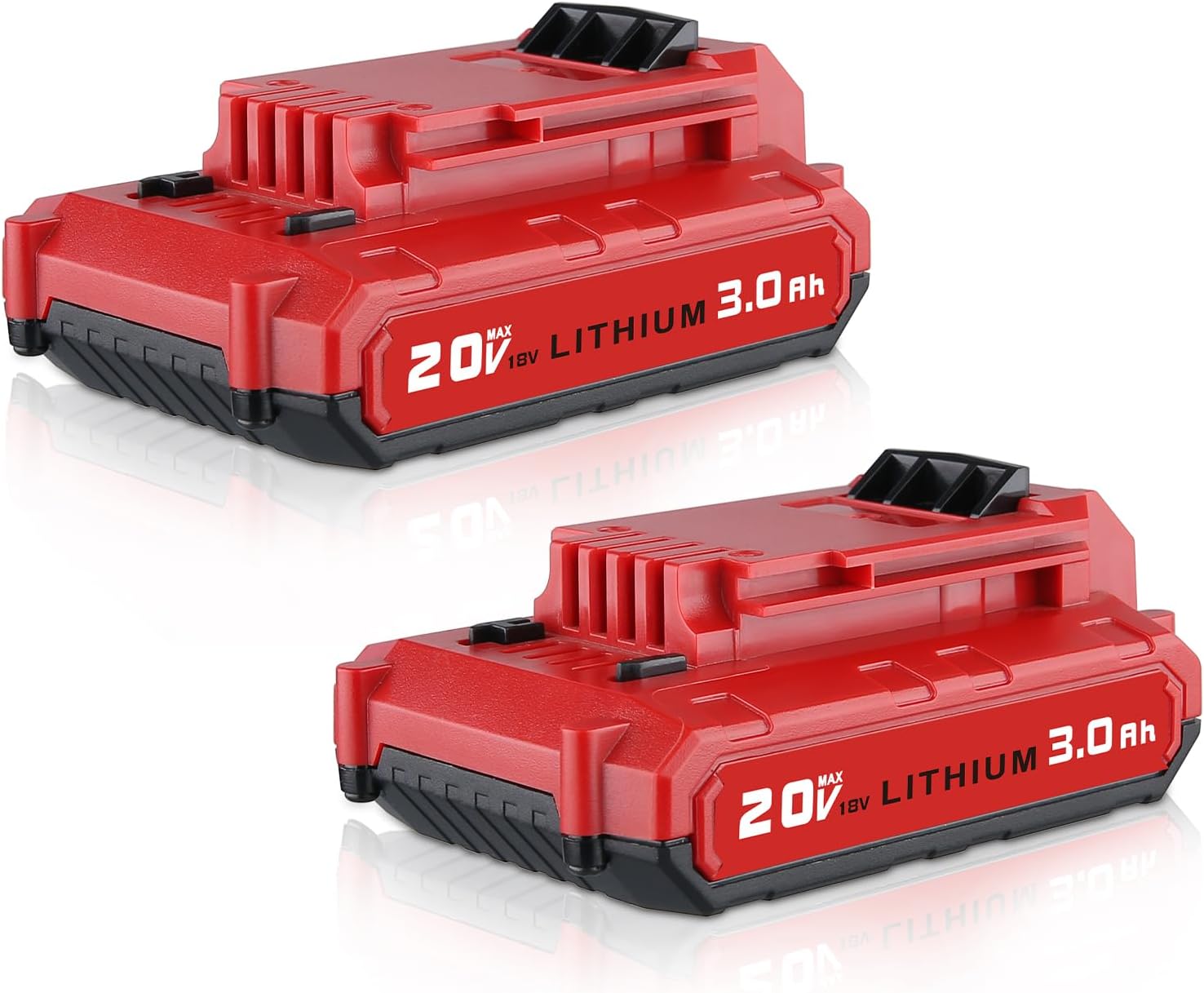 Masione 2P 3.0Ah PCC680L 20V Batteries Replacement for Porter Cable 20V Battery Compatible with Porter-Cable 20V Lithium-Ion Battery PCC685L PCC680L PCC681L PCC682 PCC640 PCC600