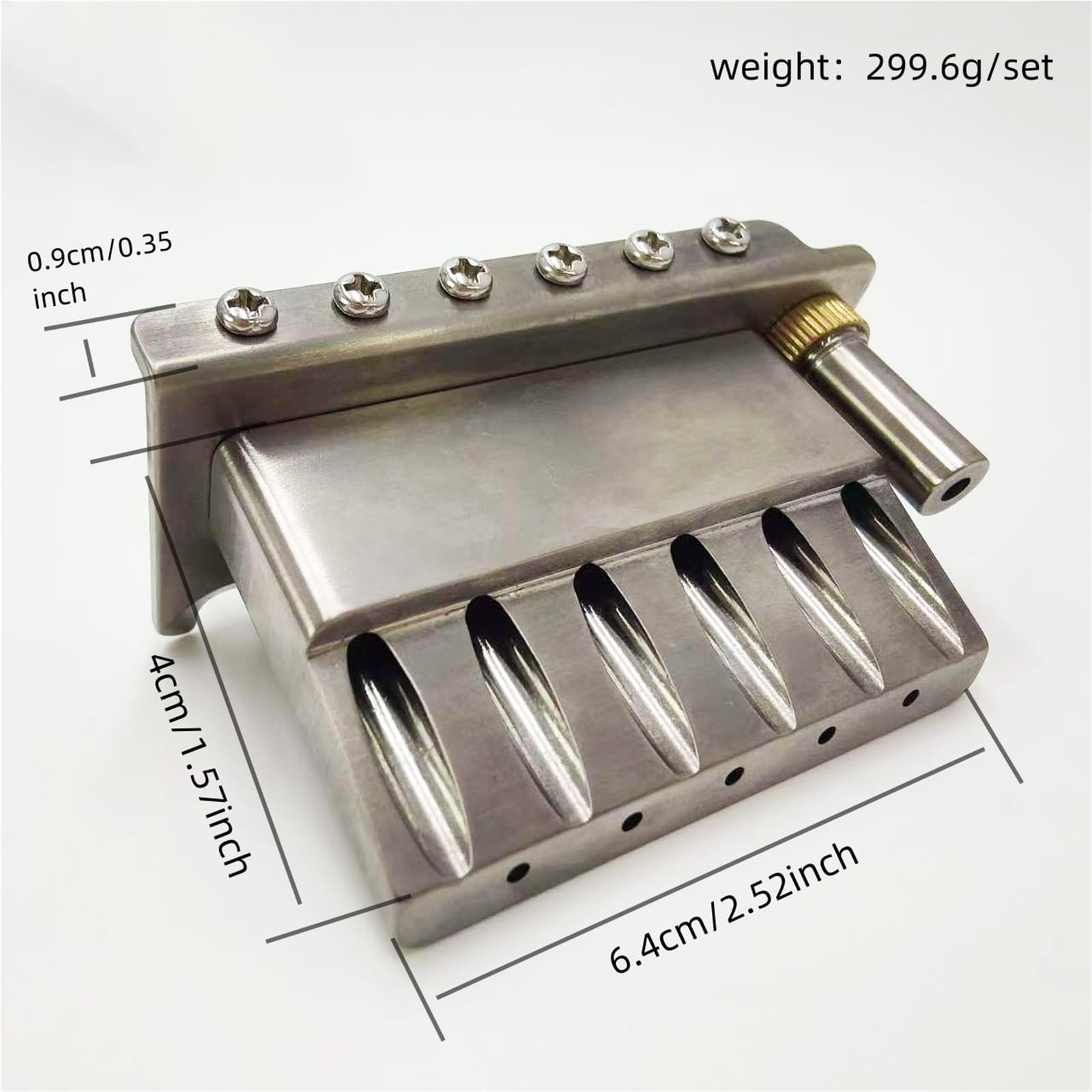 Mostek Gitarowy Gitara Elektryczna Ze Stopu Tytanu Z Podwójnym Mostkiem Tremolo 10,5/10,8(10.5mm)