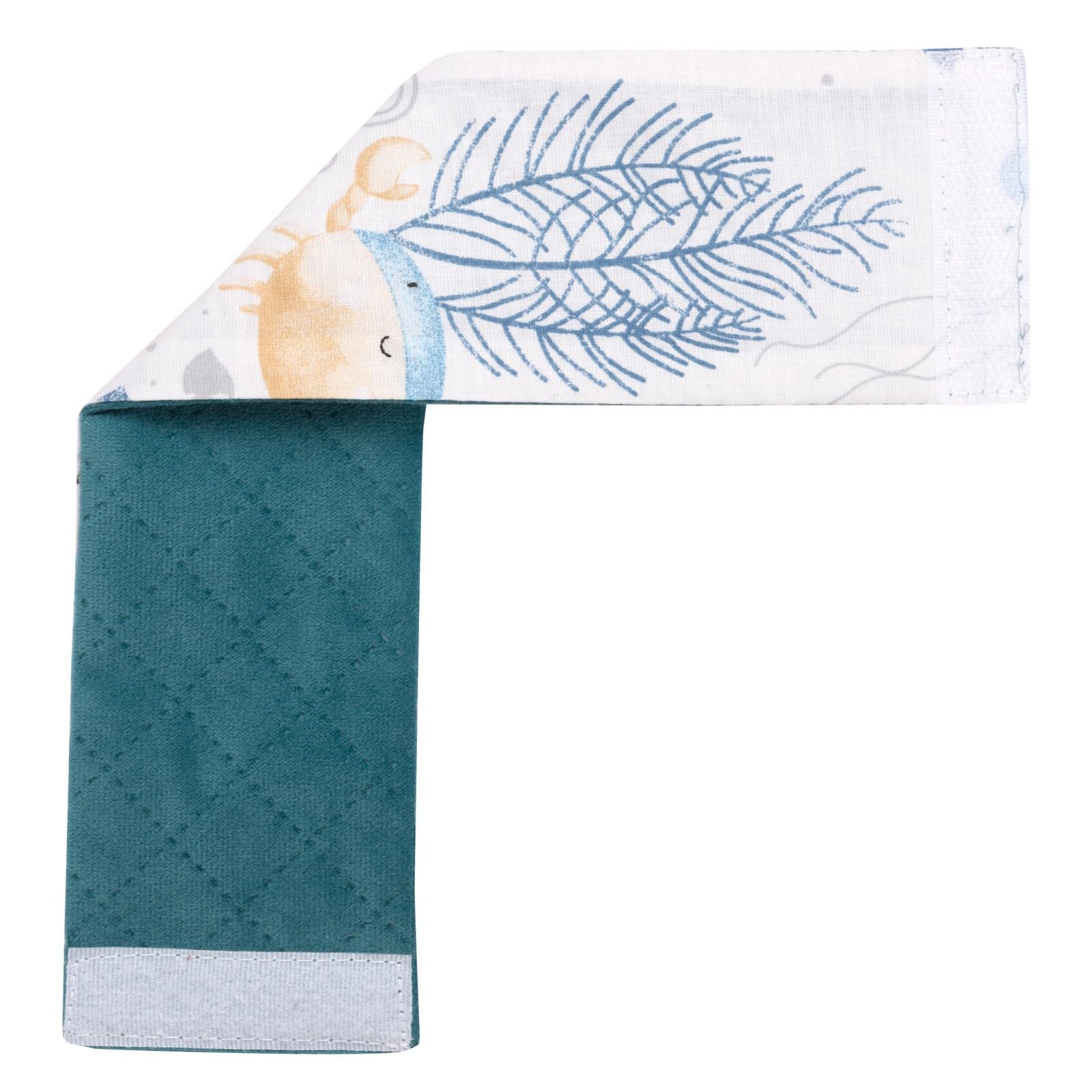 Bellochi | Rivestimento per seggiolino passeggino | fodera universale per passeggino | 85 x 37 cm | cotone e velluto | Verne