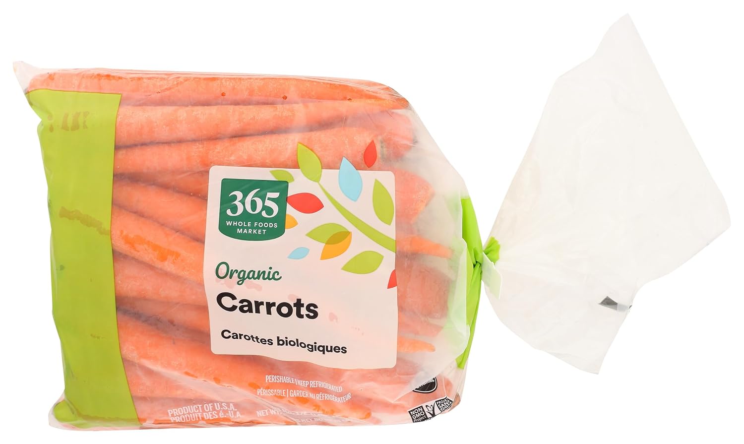 365 by Whole Foods Market, Organic Carrots Bag, 80 Ounce
