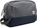 Sac de toilette de voyage 8L, Grand cube d'emballage avec étanche TPU Compartiment humide/séché