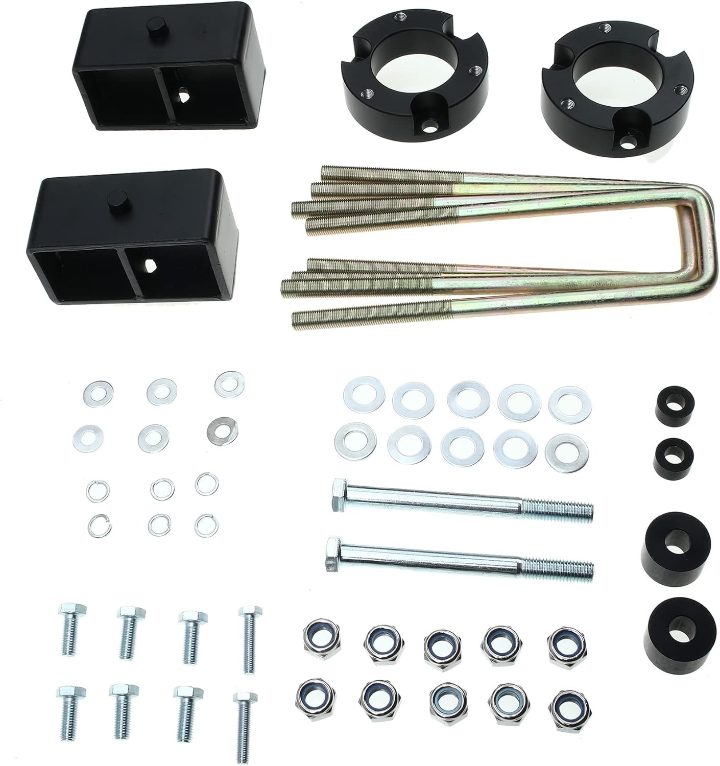 A-Premium 3" Front & 3" Rear Suspension Leveling Lift Kit Compatible with Toyota Tacoma 1995-2004, 2.4L 2.7L 3.4L, 6 Lug Models, Replace# 95TMA33DD