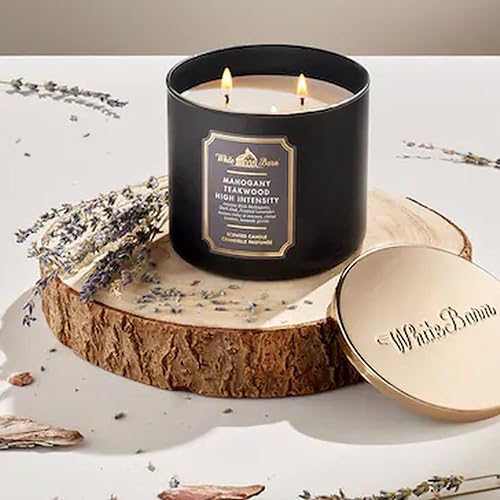 Miniatura 7 de Bath  Body Works - Vela de 3 mechas en madera de caoba de alta intensidad