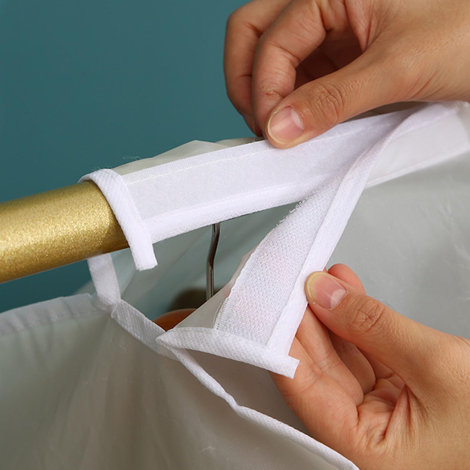 Funda transparente para colgar ropa que ahorra espacio, impermeable, PEVA, protectores de ropa con múltiples tamaños para armarios y organizadores colgantes