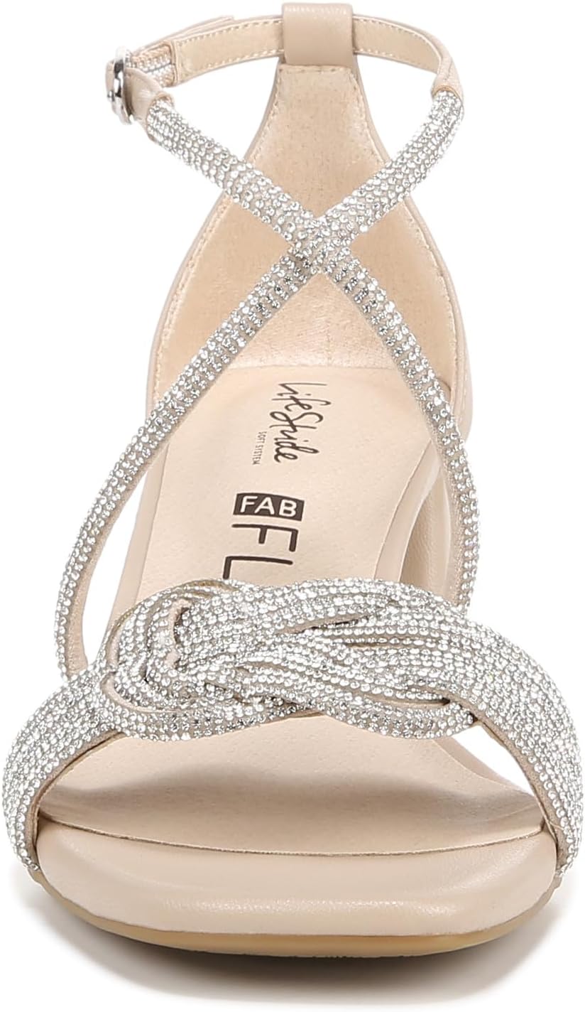 LifeStride womens Captivate Strappy Block Heel Dress Sandals - Image 2