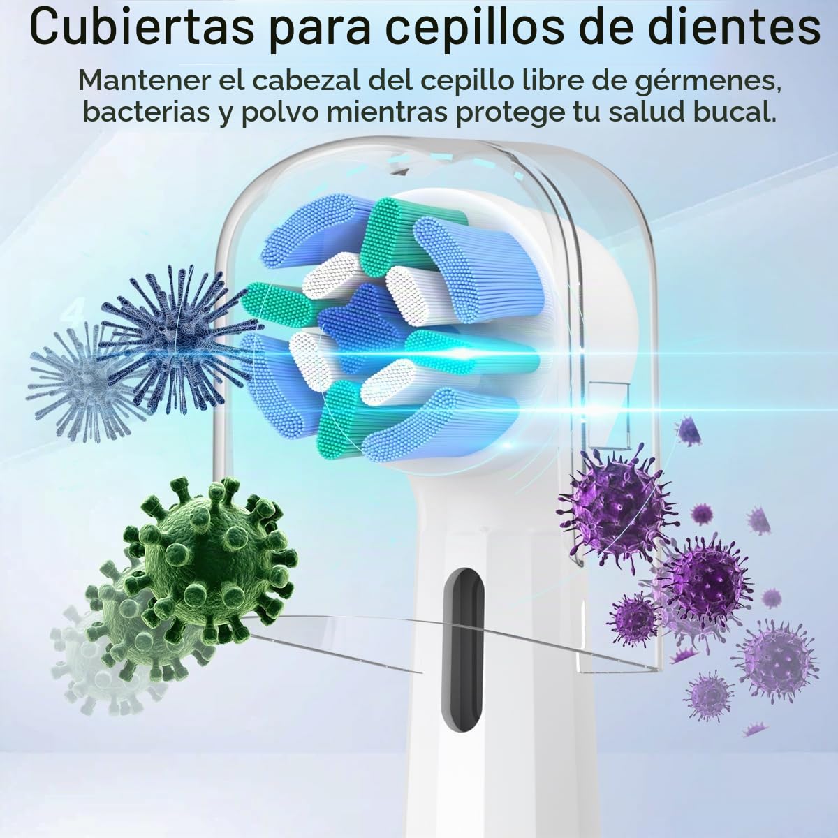 Wardimark Recambios Cepillos Compatible con Oral B iO Cepillo Eléctrico, Pack de 12 Cabezales De Recambio Para iO 2 3 4 5 6 7 8 9 10 (6 Blanco+6 Negro)