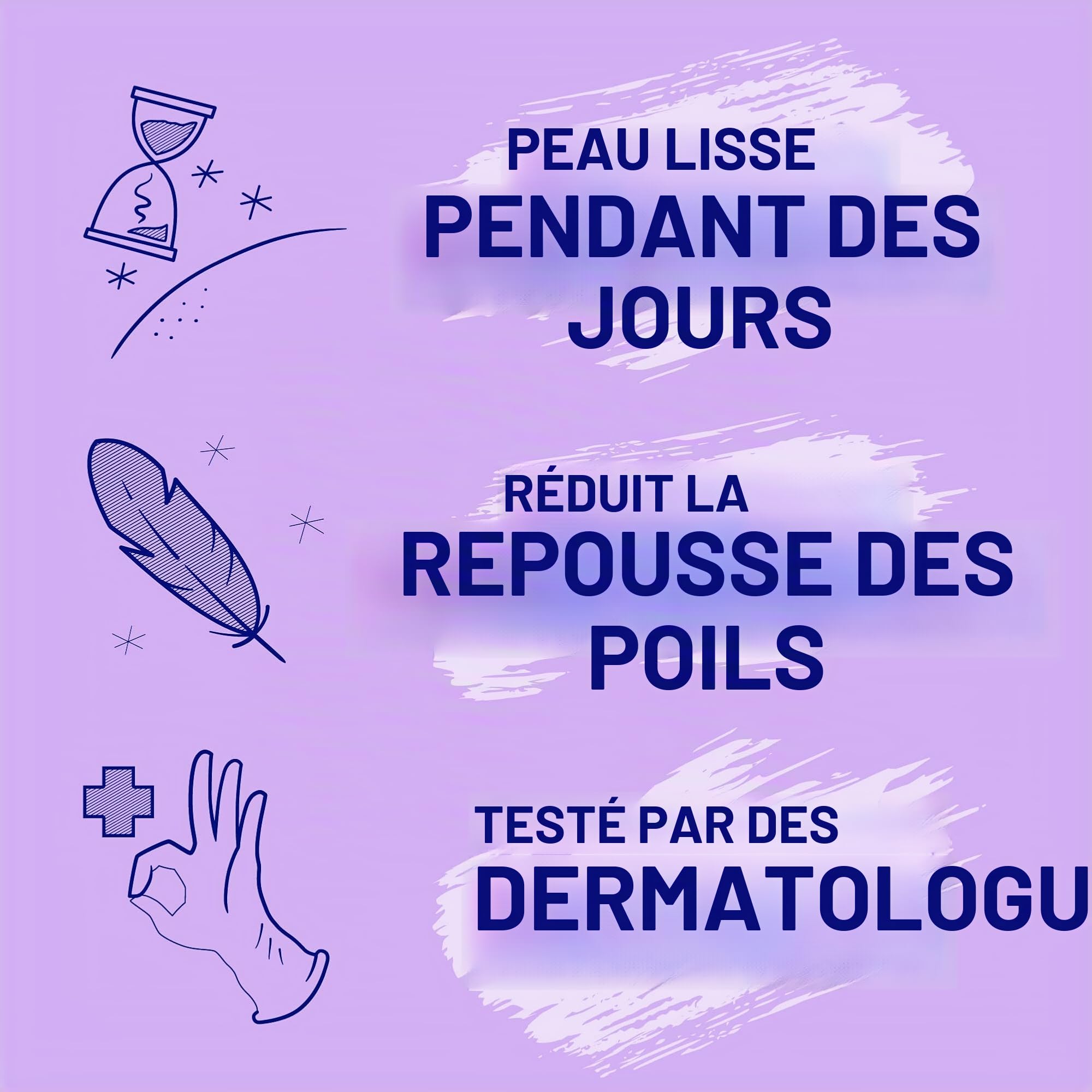 Nair Lotion dépilatoire pour les jambes - Enrichie en extraits d'aloès et en lanoline - Pour une peau lisse et radieuse