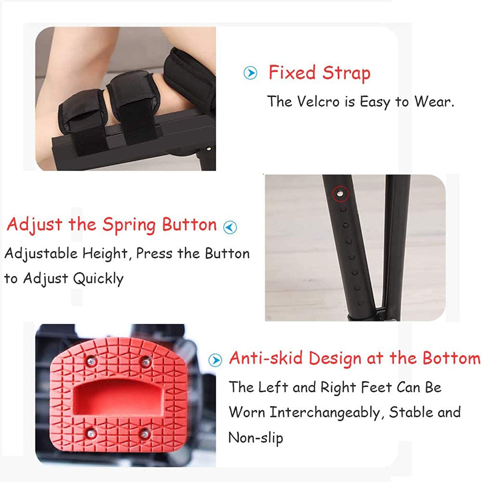 ハンズフリー　松葉杖 黒 Amazon.co.jp: 両手自由 ハンズフリー松葉杖 アイウォークフリー