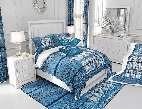 Miniatura 61 de Castle Fairy Juego de edredón de hongos, tamaño matrimonial, juego de ropa de cama de 3 piezas para decoración de habitación de niños y niñas, juego