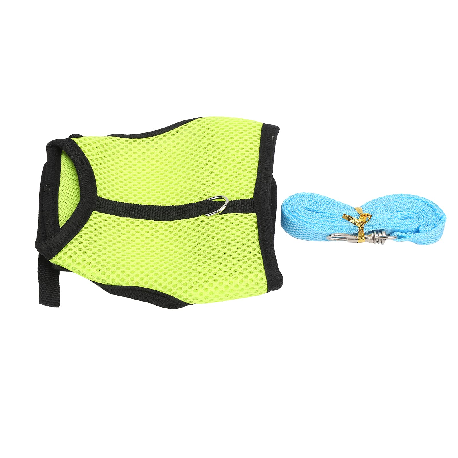 Harness Leash, Pet Mesh Traction Chest Back with for Leash, Small Animal Vest Harnesses Rabbit Guinea Pig SuppliesS Green Chin a S Iguana Ts (Fruit Green)