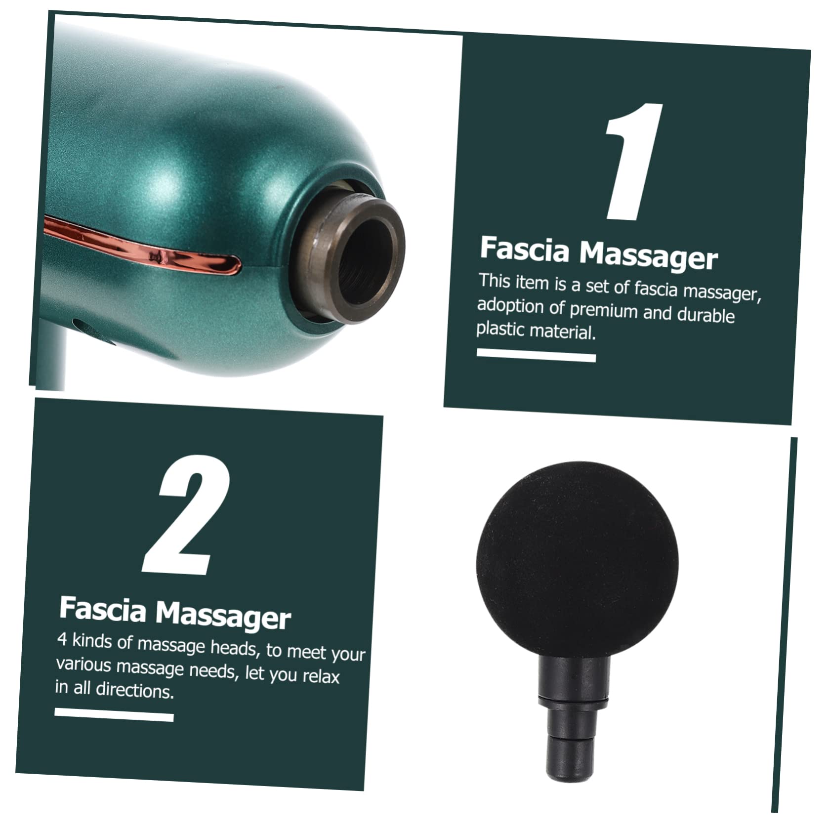 ORFOFE Elettrico Ricaricabile Strumento per Massaggio Muscolare Accessori per Massaggi Casa Viaggio