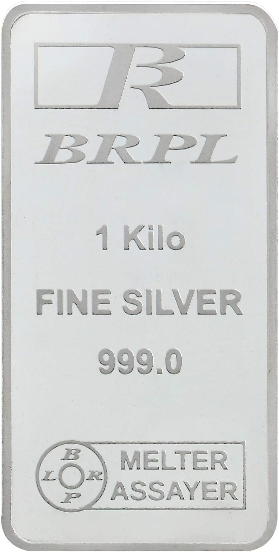999 Purity Silver Bar cum Coin 1 Kg