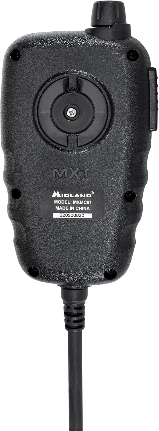 Midland – MXMC01 | Replacement Microphone for MXT275 & MXT575 – ANC Automatic Noise Canceling Electronic Microphone – Off-Roading Loud and Open-Air Vehicle - GMRS Farming Overlanding