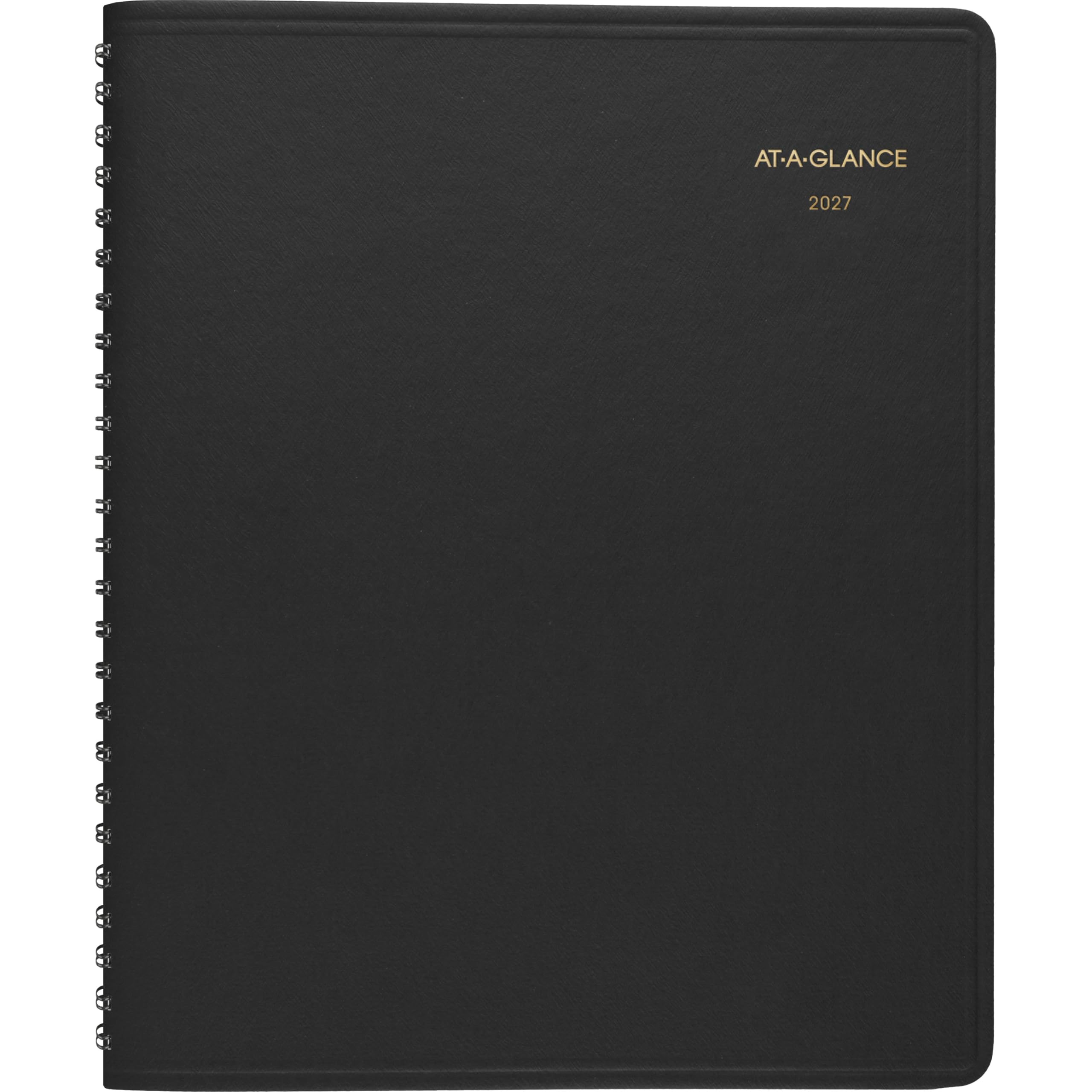 AT-A-GLANCE Agenda 2027, mensile, 17,8 x 22,2 cm, blocchi giornalieri senza righe, nero (701200527)