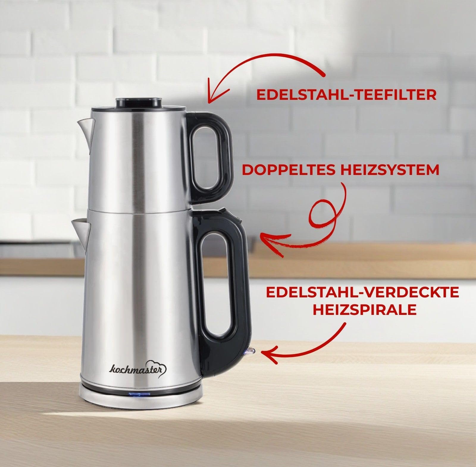 Kochmaster De Efendi Theemachine Elegant Theekoker