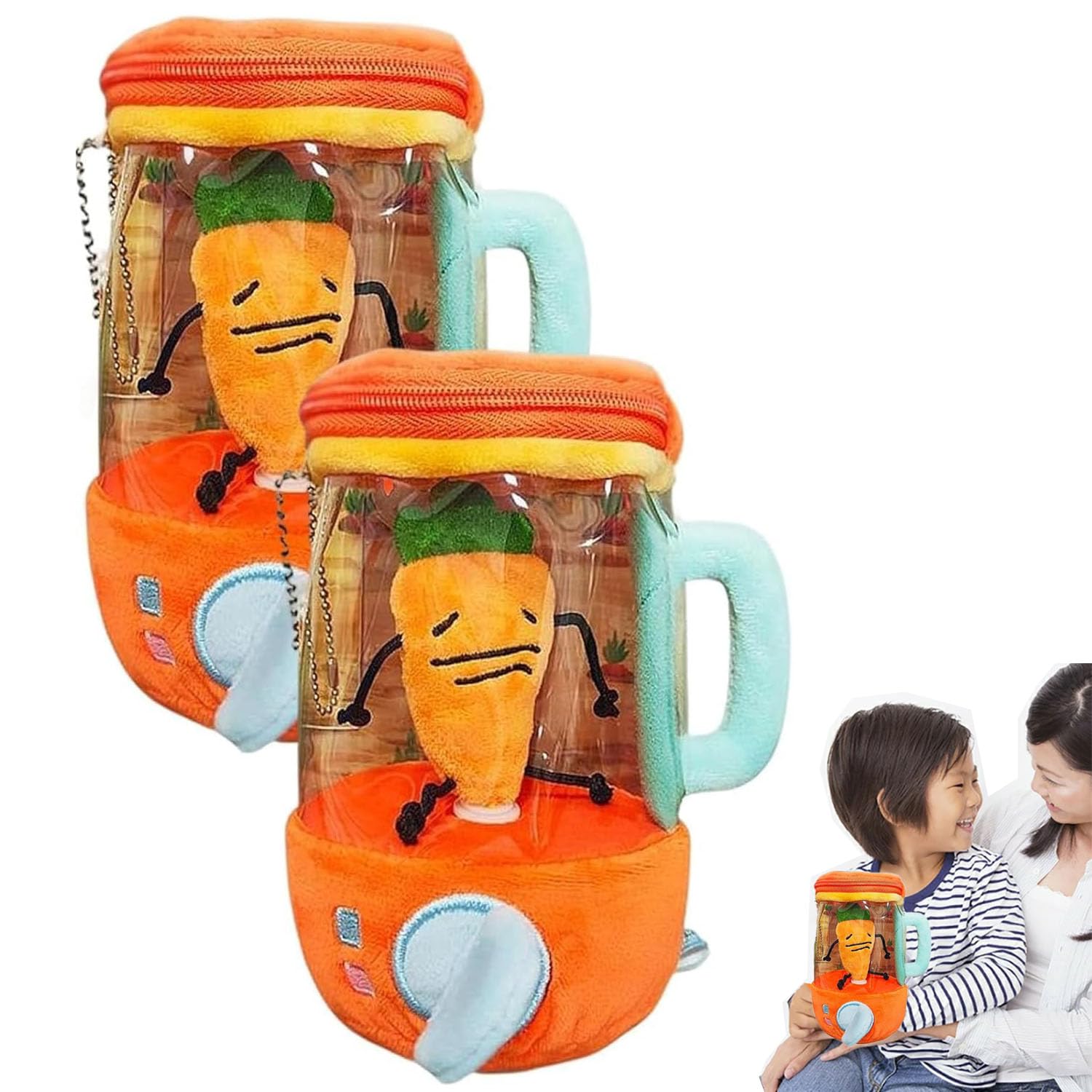Amazon.co.jp: yomaxer ぬいぐるみキャロットジューサー装飾おもちゃ