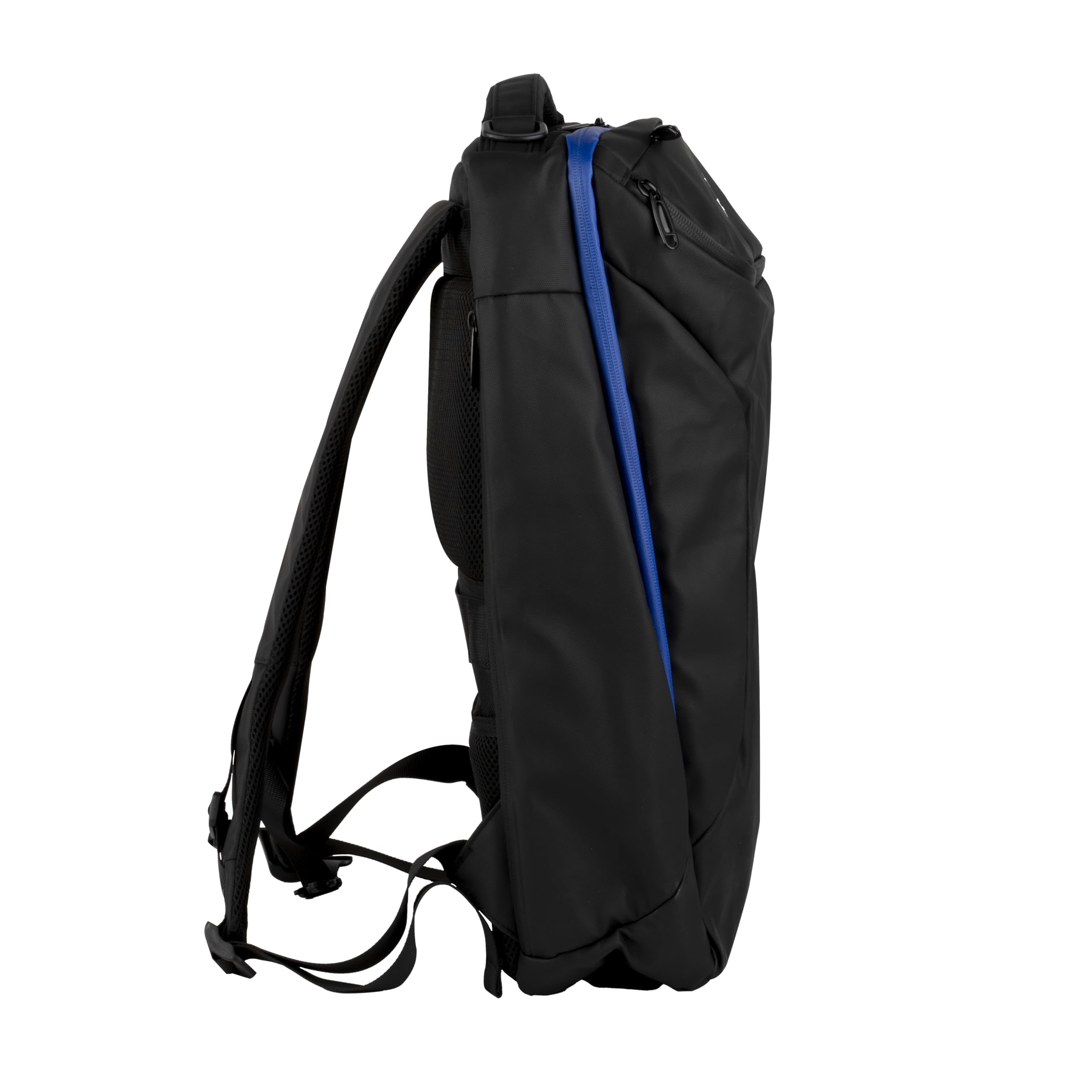 Konix FFF Mochila protectora para portátil gaming de 17" - 30 x 18 x 57 cm - Volumen 27 l - Negro y azul