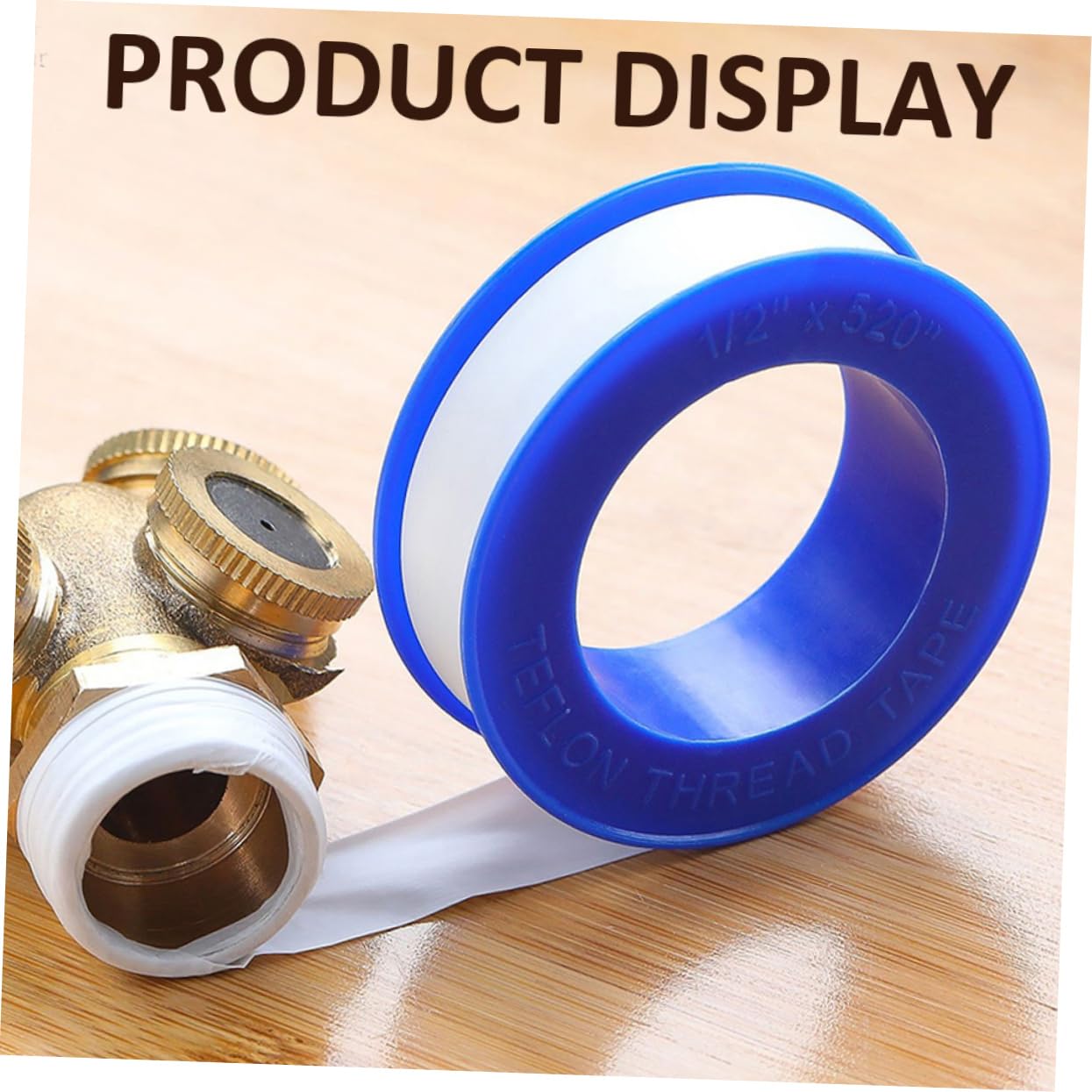 20pcs PTFE Plumbing Tape for Threads, Strong Sealing 12mm X 0.075mm