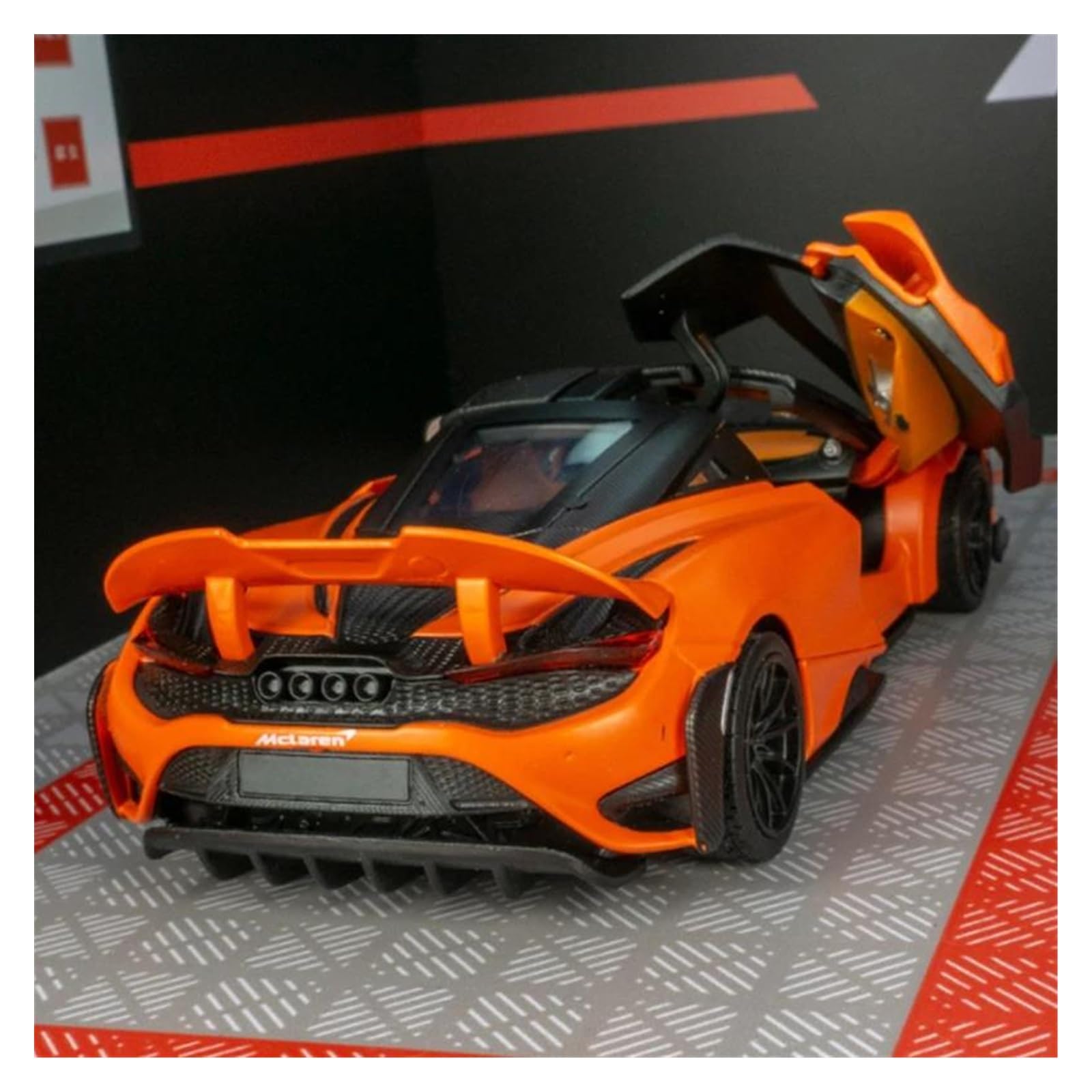 楽天市場】ミニカー 1/18 マクラーレン 765LT ブルー色 特別限定モデル