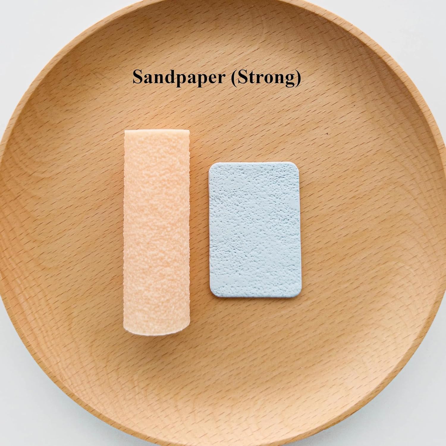 De90sCrafts Sandpaper & Wood Grain Texture Roller: Polymer Clay, Fondant, Pottery Embosser