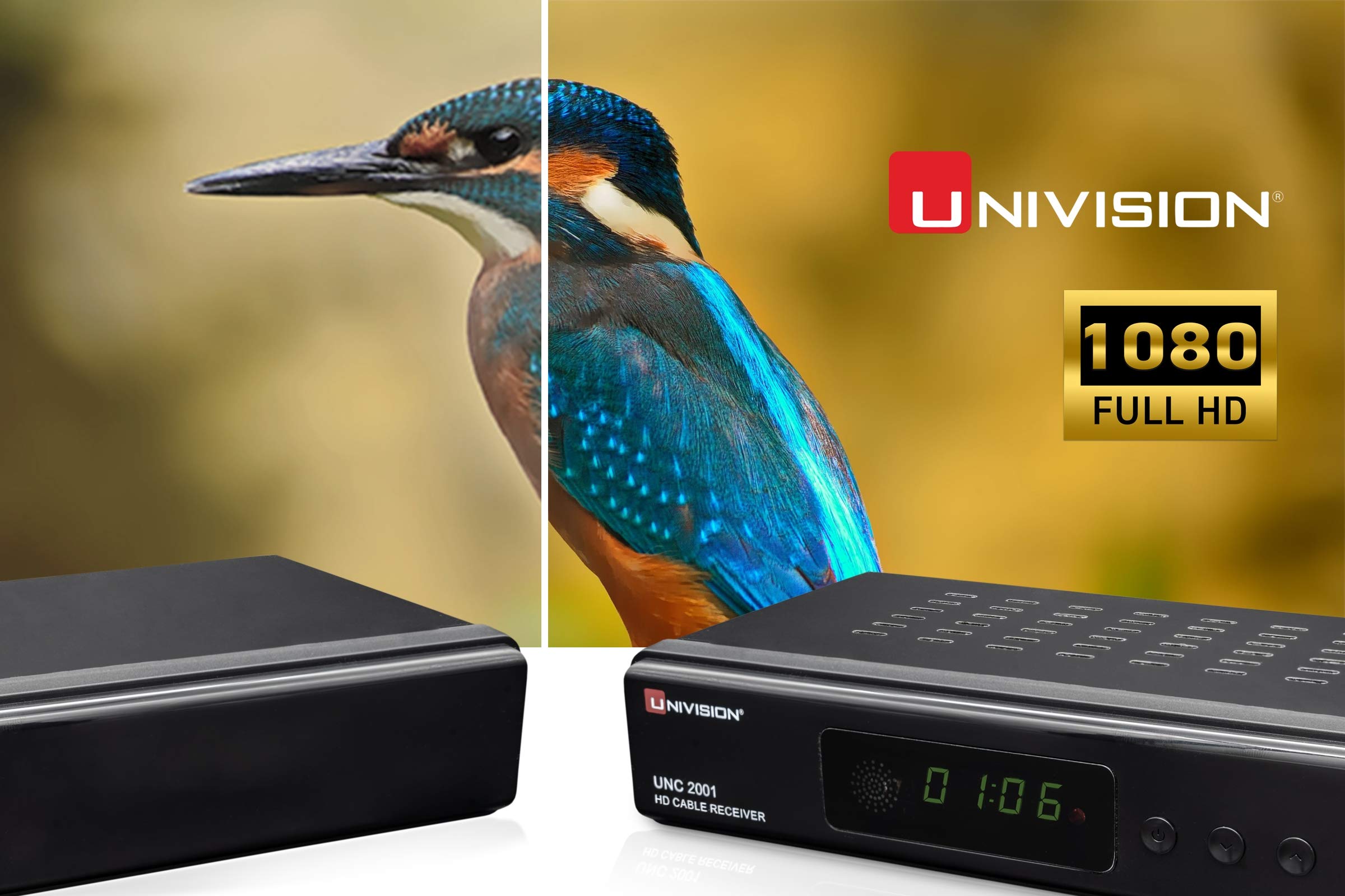 Full HD digitaler Kabel Receiver DVB-C / C2 mit Aufnahmefunktion PVR und Timeshift für alle Kabel-Anbieter mit HDMI | SCART | USB | Auto- Installation | Mediaplayer | 1080p | MKV