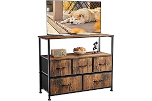 DUMOS Tall TV Table for Enhanced Home Entertainment