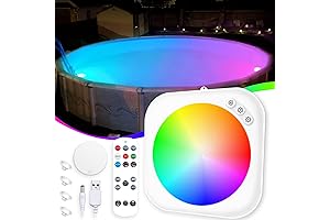 Homly Rechargeable Submersible Pool Lights with Remote