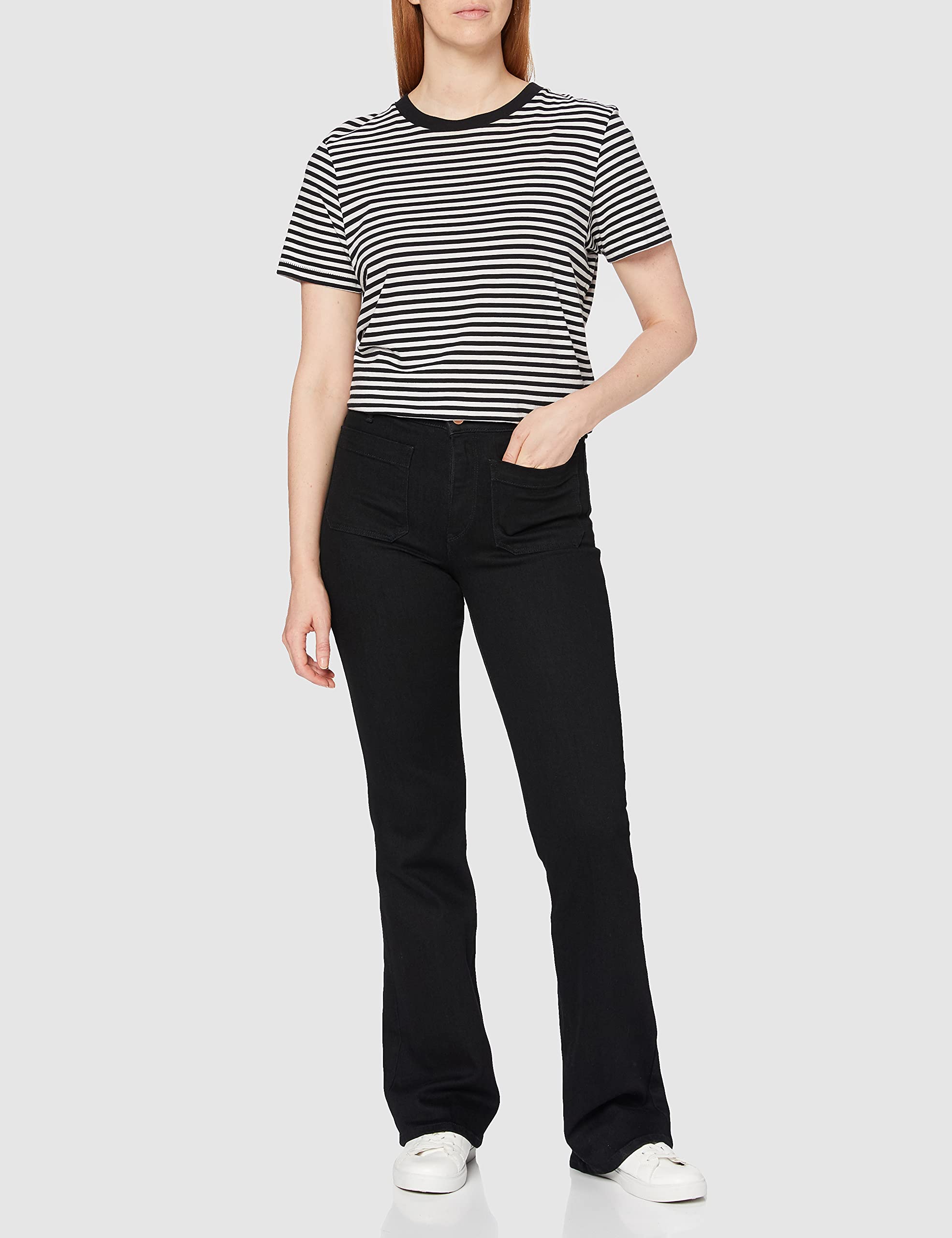 Wrangler Flare, Jean évasé Femme, Noir (Retro Black 111), W26/L32 (Taille fabricant: 26/32)
