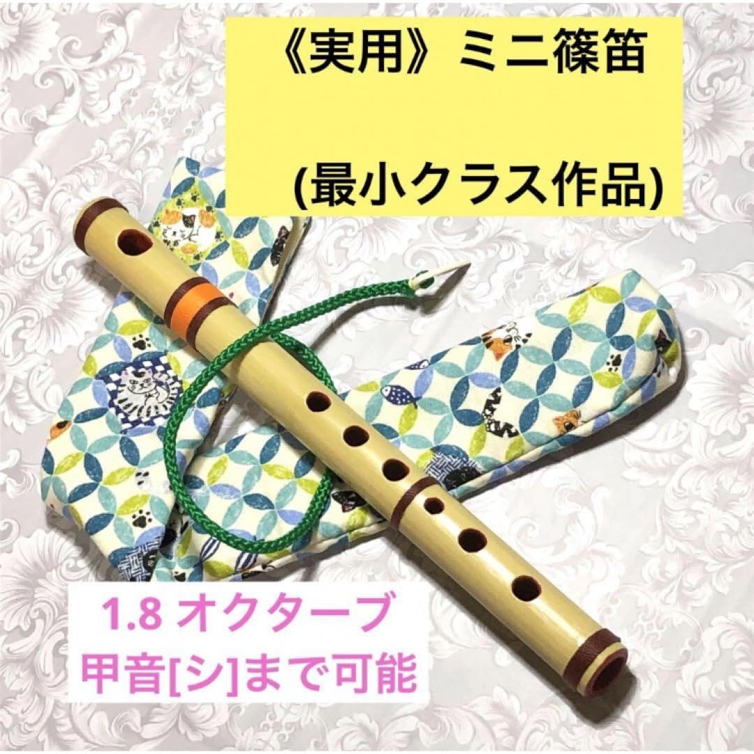 篠笛 スペシャルセット(実用小型篠笛)