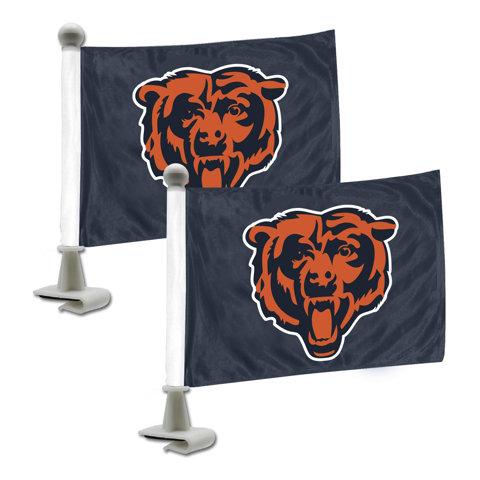 FANMATS ProMark NFL Chicago Bears Flag Set 2Piece Ambassador Stylechicago Bears Flag Set 2Piece Ambassador Style, Team Color, One Size