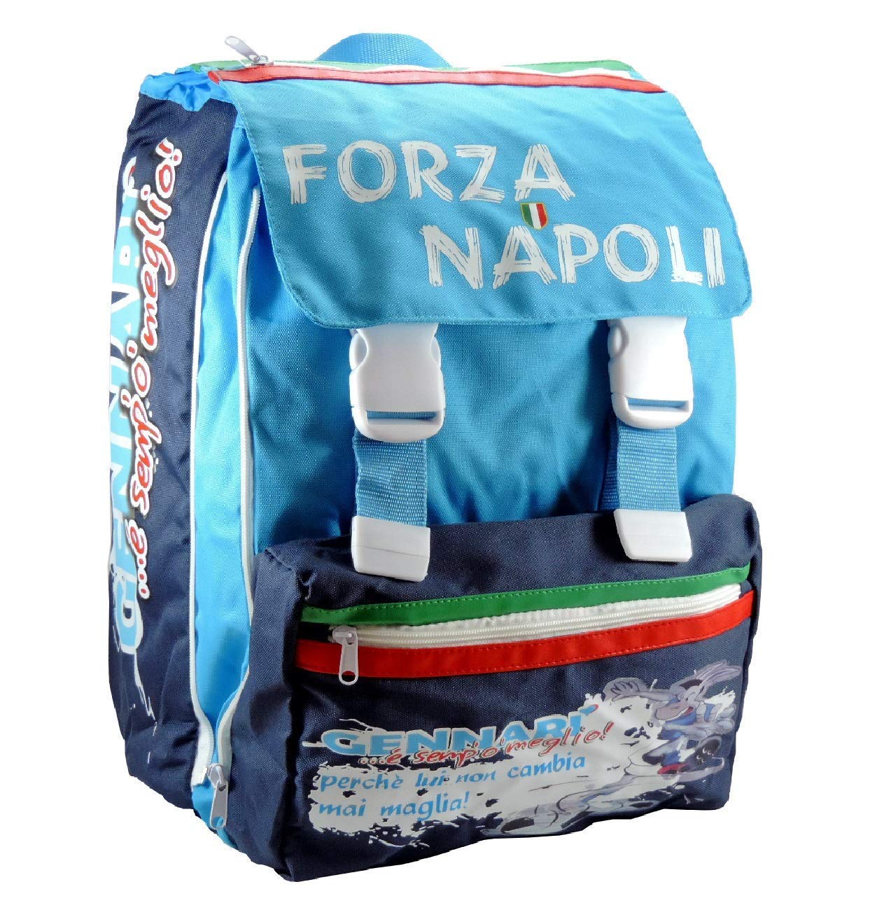 Zainetto Coulisse Forza Napoli - Zaino Sportivo Con Stampa - Foto 6