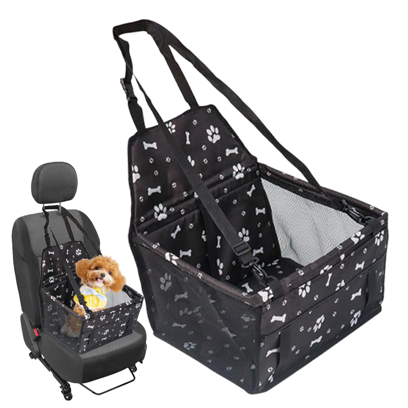 Lit pour chien en voiture transportable accessoire voyage animaux de famille