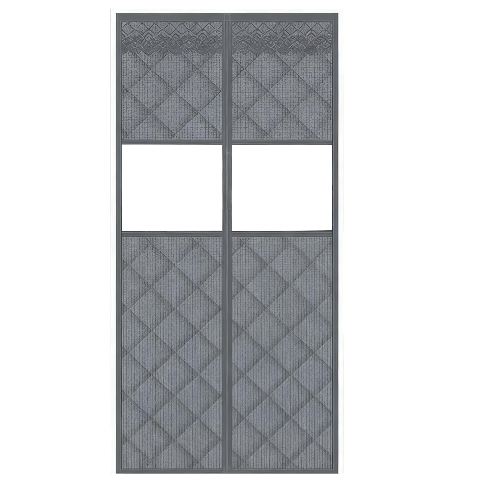 Housse de porte pour l'hiver imperméable avec fenêtre transparente
