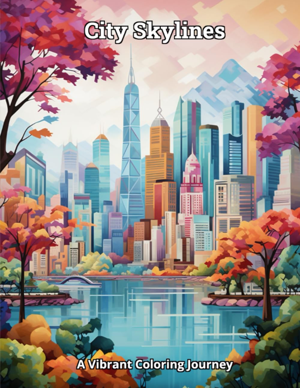 City Skylines: A Vibrant Coloring Journey (Coloring Book)